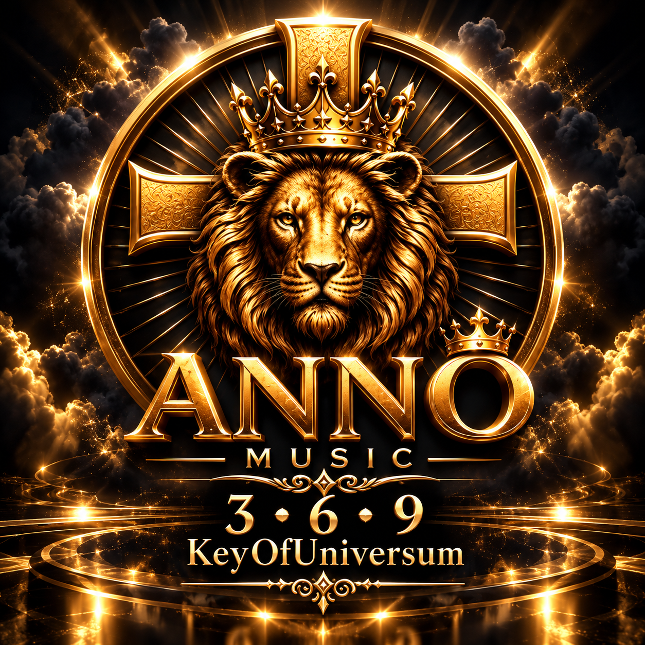 ANNO Music 3·6·9 — Key of Universum gold logo
